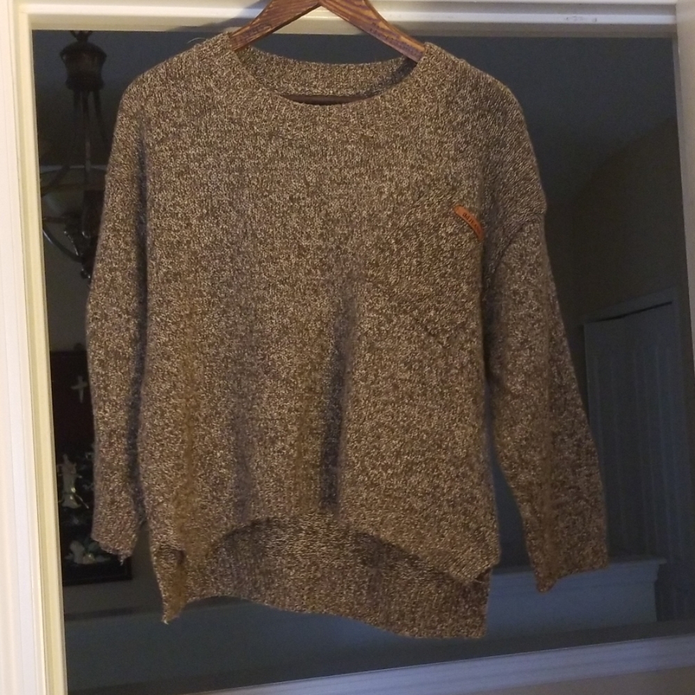 Ad Jeans Brown Heathered Sweater